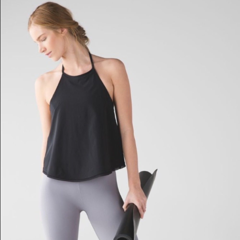NWOT free spirit tank - open back tie up tank
